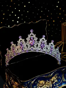 Rhinestone Crown Tiara for Wedding, Bridal Party Favor, Elegant Bridal Headwear for Wedding Bridal Party Formal Occasions, Fashion Hair Accessories for Women