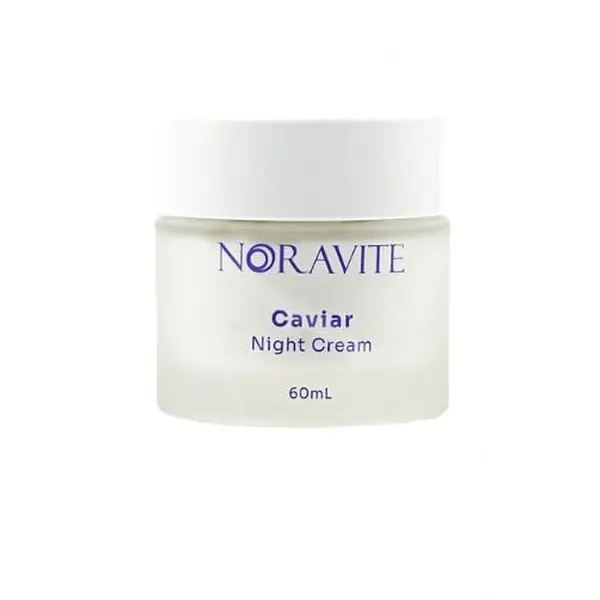 Noravite Caviar Night Cream| Nourishes and Revitalizes your Skin while Slowing Down Aging Rich in Caviar Extract, vitamin E, Vitamin A Microspheres Ceramide Moisturizer Ceramic Milk Skin Firming Rejuvenating Skin Collagen Retinol Restore Smoothing