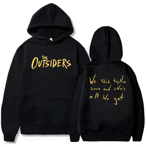 Film Printing The Outsiders Hoodies Women Clothes Sudaderas Para Mujer Hip Hop Unisex Streetwear Winter Hooded Pullovers Female HQY
