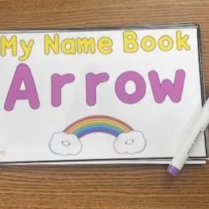 Personalized Name Book (Dry Erase)