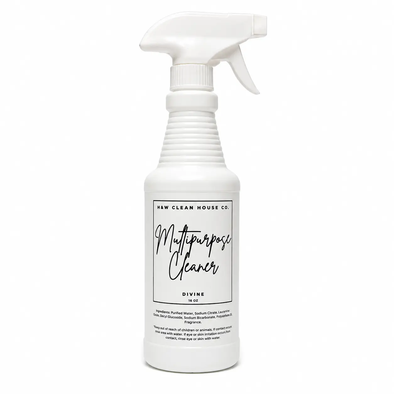 Multipurpose Cleaner Spray, Fragranced Home Cleaning Products with Vanilla-Wood Perfume Scent for Household Surface Cleaning