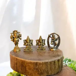 Handmade Ganesh Metal Statue 8