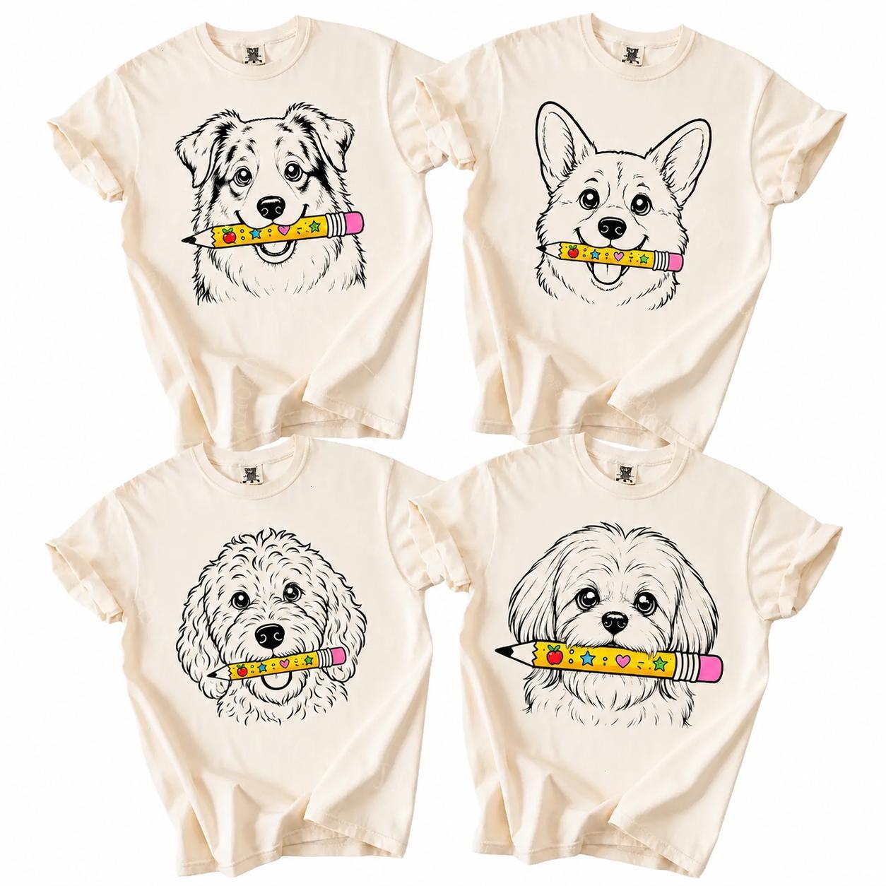 Comfort Colors 50+ Dog Doodle Back to School Shirt, Doodle Golden Retriever Shirt, Doodle Goldendoodle Shirt, Black Labrador Mom Gift, Patriotic Dog Tee, Maltese Lover Shirt, Dog Gift Shirt – The William