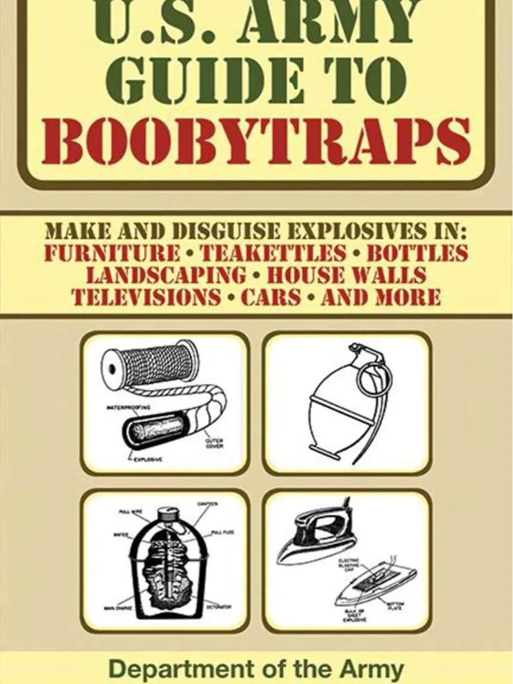 U.S. Army Guide to Boobytraps Paperback.