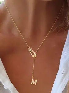 Women's Elegant Eye Design Pendant Necklace, Daily Wear Necklace, Fashion Jewelry for Party, Daily Clothing Decor, Trendy All-match & Exquisite Jewelry for Birthday Gift