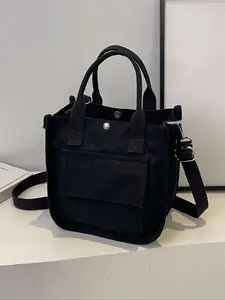 Women's Handbag, Classic Women's Versatile Bag, Suitable for Daily Outings, Shopping, Students Attending Classes and Traveling, Simple and Popular Shoulder Bag, Large Capacity, Can Hold Mobile Phones and Tissues