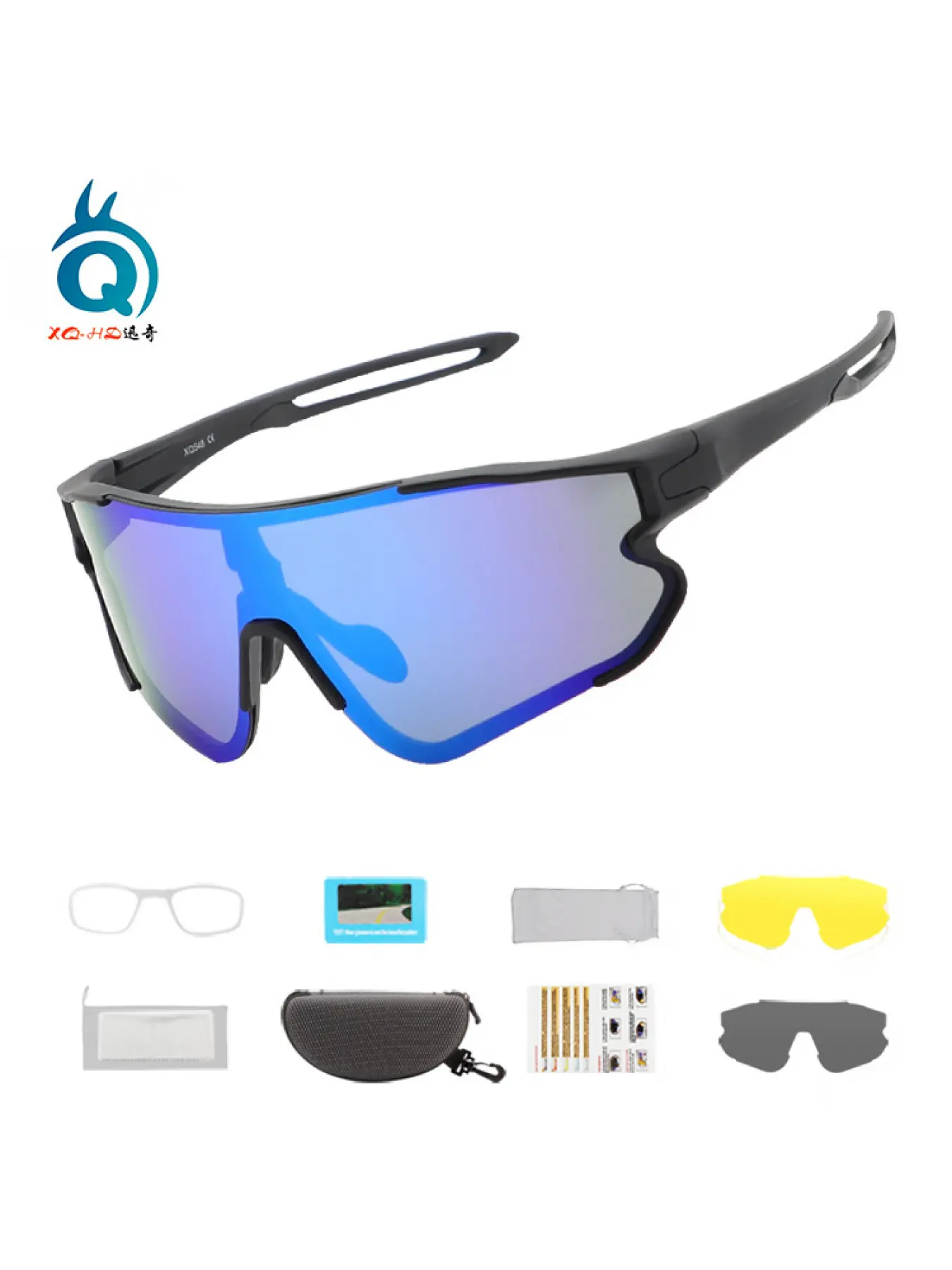 Outdoor cycling glasses for men and women, running sports, eye protection, myopia prevention, UV protection, bicycle polarizing glasses wholesale cycling sunglasses  bicycle glasses  MTB sunglasses road bike eyewear