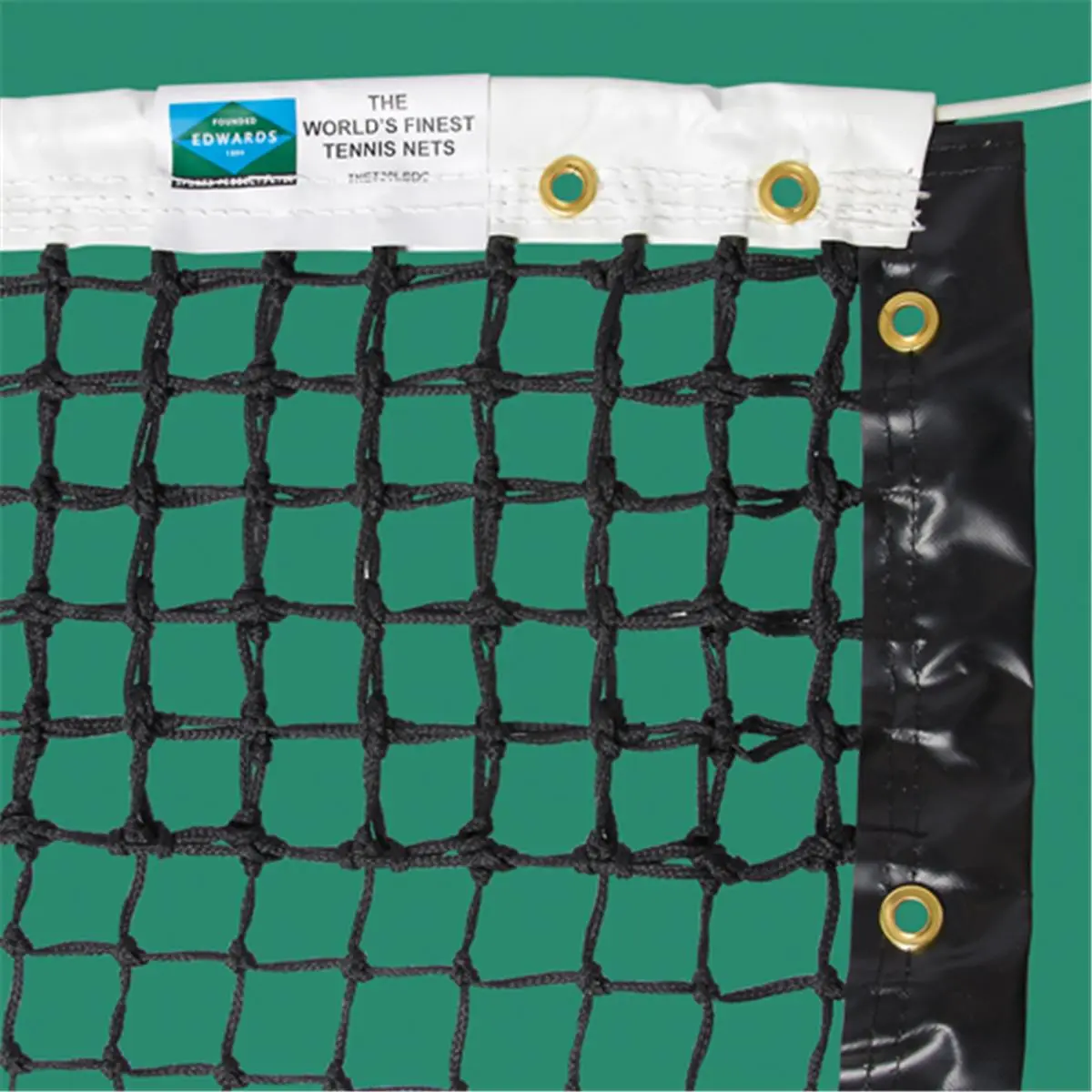 212 MAIN 30LS Model Tapered Center Tennis Court Net, Heavy-Duty Vinyl-Coated Double Center Court Net
