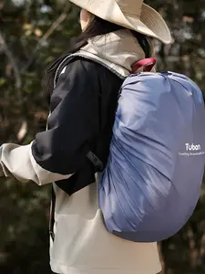 Backpack Rainproof Waterproof Cover, Custom Fit Covers, Dual Shoulder Bag Case, Full Coverage Hiking Outdoor Camping Backpack, Dust-Proof Mud Bag