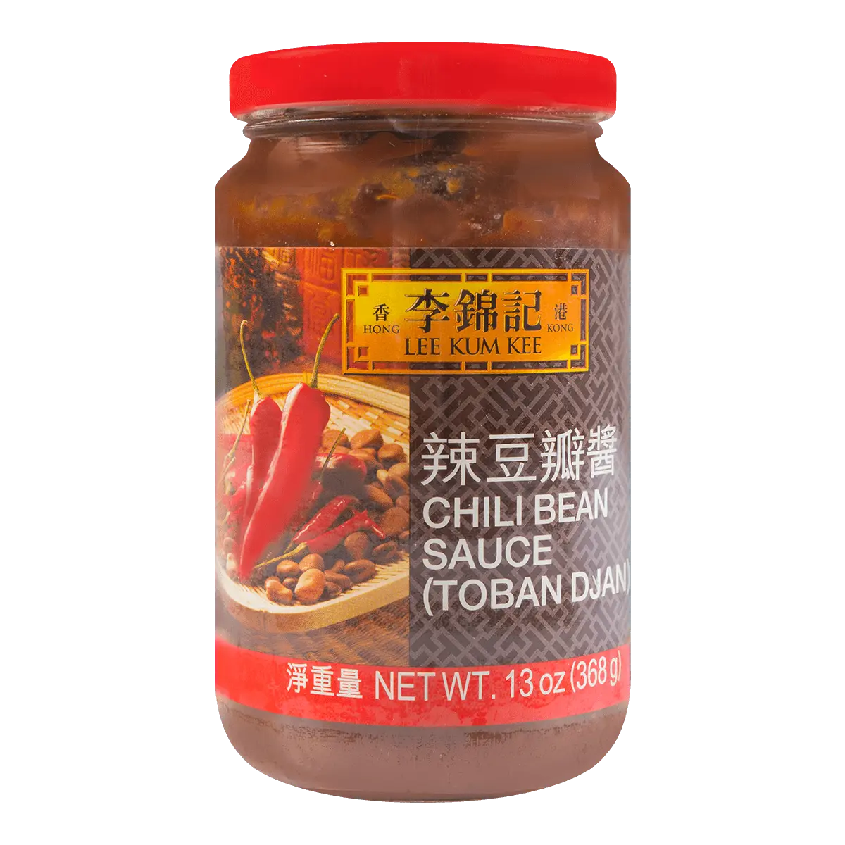 Lee Kum Kee Hong Kong Style Chili Bean Paste 368g - Authentic Sichuan Flavor, Spicy Fermented Broad Bean Sauce for Stir-fry, Marinades, and Dips