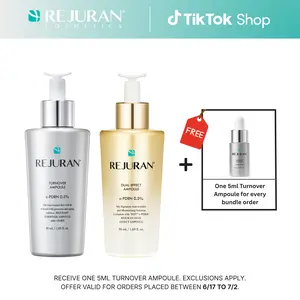 REJURAN Turnover Ampoule 50ml & Dual Effect Ampoule 50ml Bundle