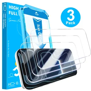 JavoYion 3-Pack Screen Protector for iPhone 17 Pro Max–Crystal Clear, Scratch-Resistant, Ultra-Smooth Touch, Privacy Protection, Easy Installation，9H Tempered Glass ，Fingerprint unlock， Protective， Smartphone