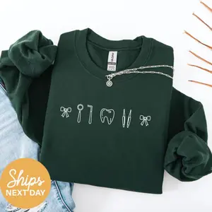 dental hygienist crewneck, dental assistant sweatshirt, dentistry crewneck, dentistry student hoodie, dentist life crewneck