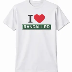 Cadillacjerry I Love Randall Rd collection graphic streetwear