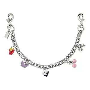 Silver Cute Bag Charms Wallet Chain Keychains Gold Chain For Purse Purse Accessories For Handbags For women Fashion Bag Charms