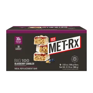 MET-RX Big 100 Blueberry Cobbler Protein Bars