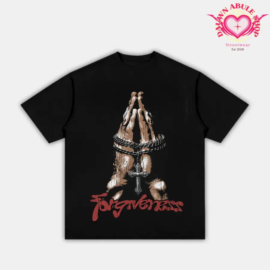 Adult and Youth Forgiveness Graphic T-Shirt, summer tee, vintage y2k, graphic tees, mens clothing, youth boys clothing, kids clothing, streetwear, gift for fan