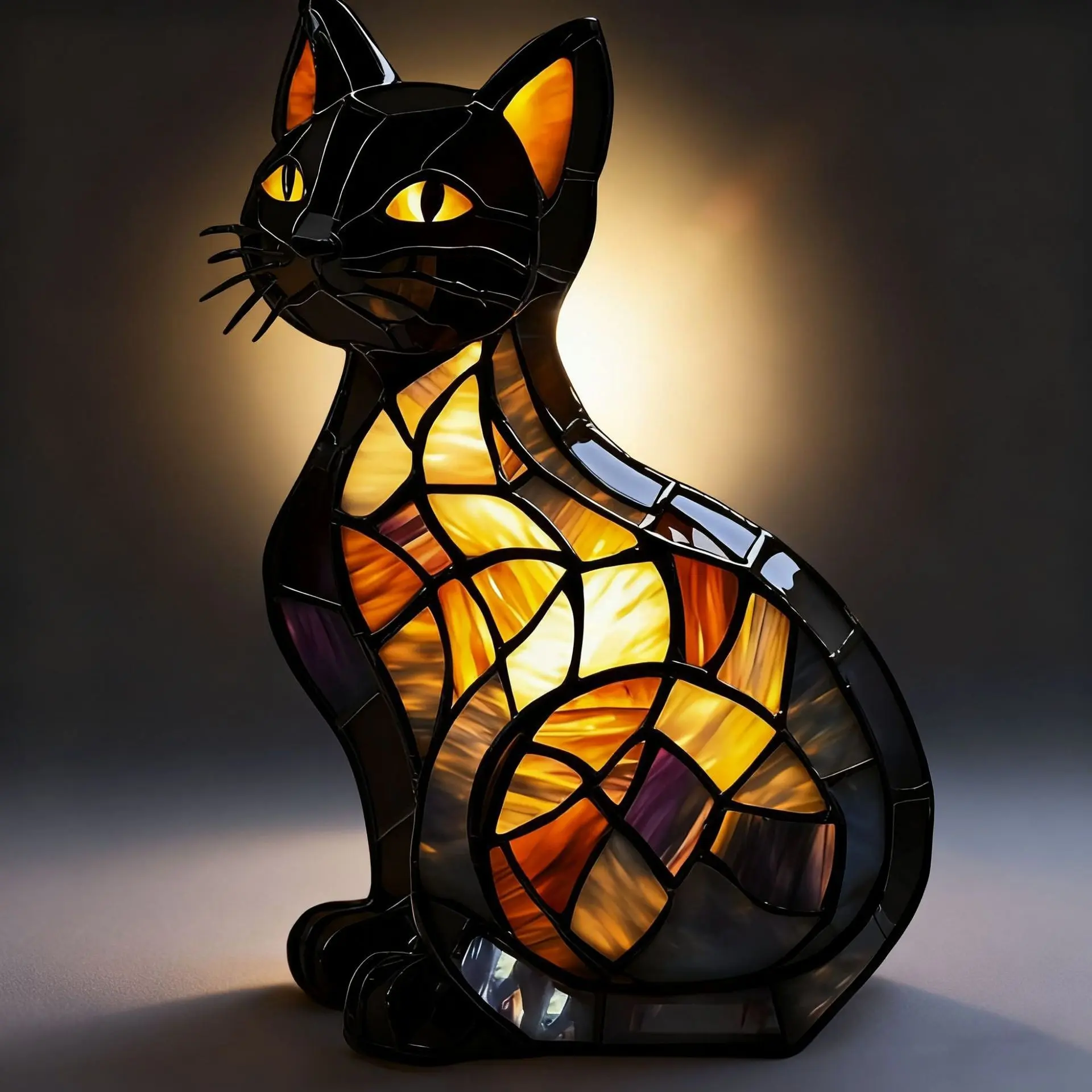 LED Night Light Animal Statue Home Desktop Decoration, Colorful Cute Small Animal Lamp Resin Ornament, Rym-Cl01 Model, Interior Led Lights, Led Light Up, Decorative Led Light