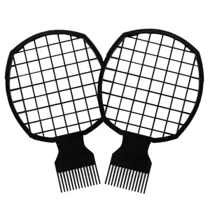 2 Afro Twist Comb Brushes Hair Styling Set Coils Tool for Home Salon Barber Supplies No Brand