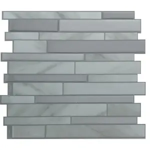 Thick  Mosaic Peel & Stick Vinyl Tiles - 3 Pack