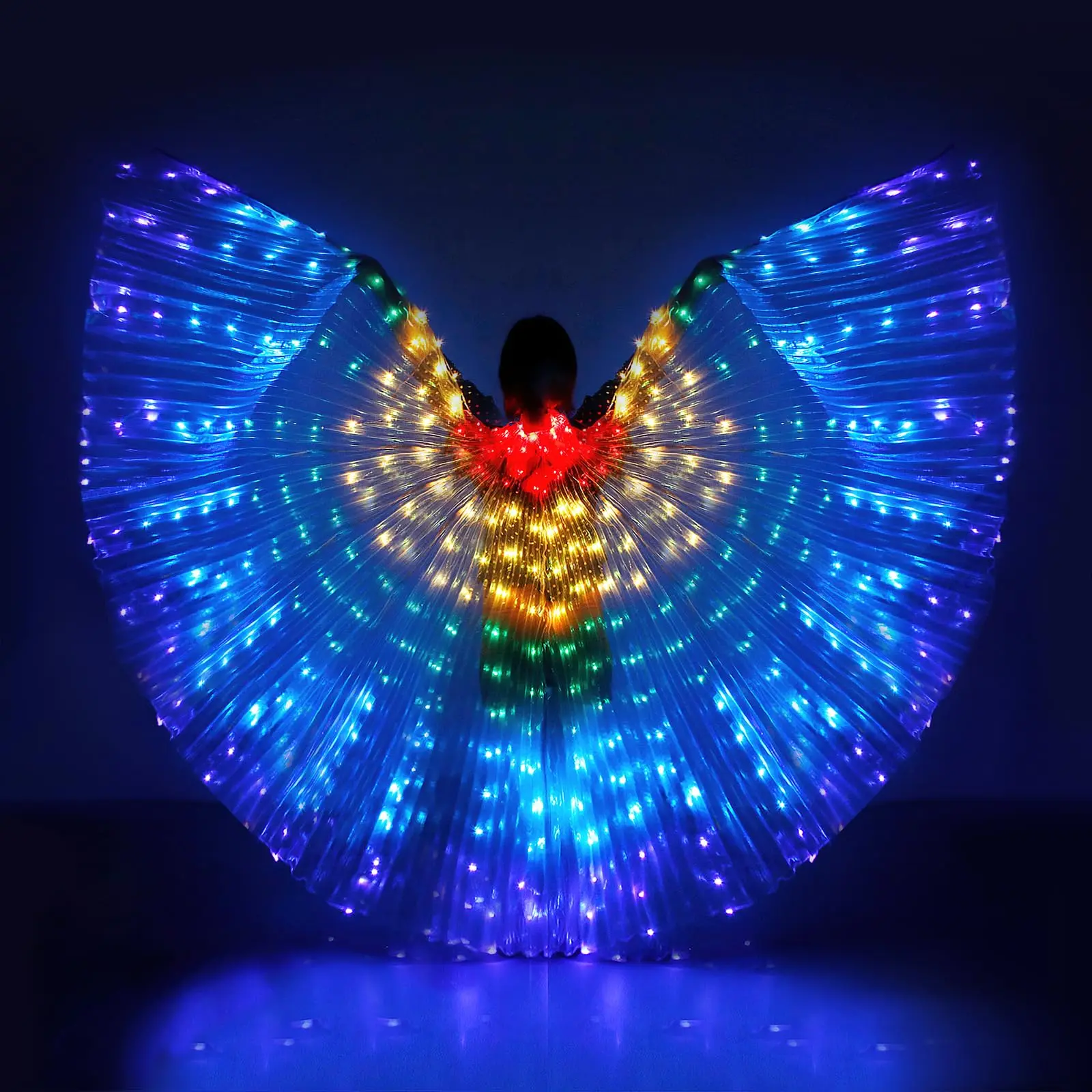 Christmas Party Sparkling LED Light-Up Butterfly Wings, 360° Adjustable Wings, Fun Party Gifts, Christmas Gifts, Party Decorations, Weddings, Concert Outfits, Charming Costumes