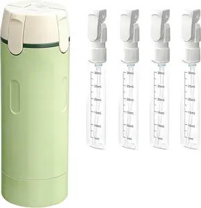 4 In 1 Portable Travel Pump Bottle Set Practical Cosmetic Storage Container Liquid Dispenser With Compact Space Saving Design Lightweight Easy To Carry Ideal For Business Trips Outdoor Vacations Short Journeys Daily Skin Care Liquid Organizer