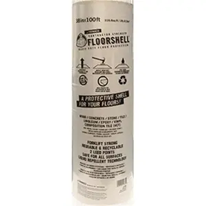 Trimaco 12385 38 in. x 50 ft. Floor Shell, Breathable, Multi-Surface, Multi-Surf., Protects Floors
