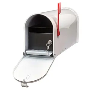 Gibraltar E1-MLBX-LKIT-WHT E1 Economy Mailbox Only with Locking Insert - White