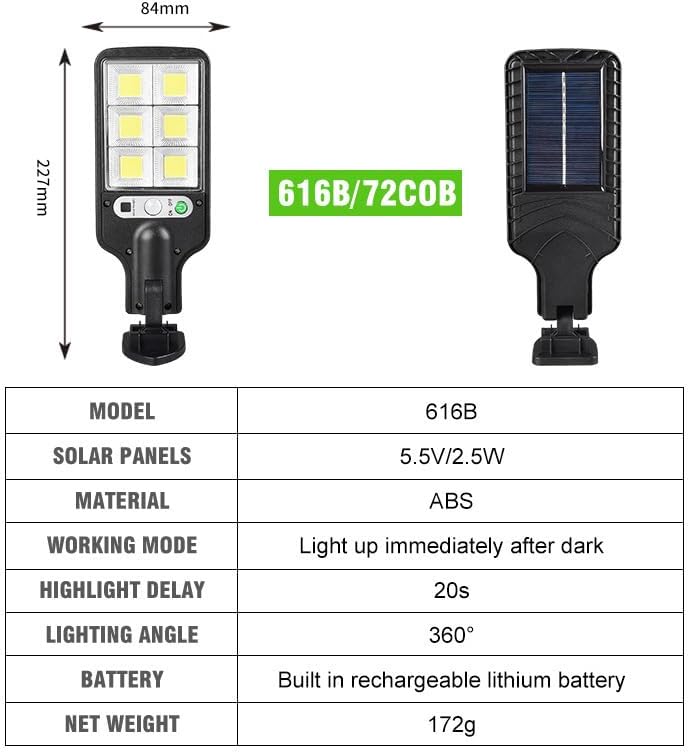 Outdoor Solar Lights 9000 Lumens 4 Pack, Motion Sensor Wall Lamp with Remote Control, IP65 Waterproof Security Light for Porch Garage Garden