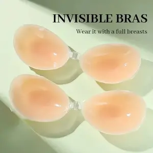 Silicone Invisible Strapless Bra, Self-Adhesive Backless Push-Up Set, Women's Lingerie and Accessories, Fits All Cup Sizes, Underwear wedding dress