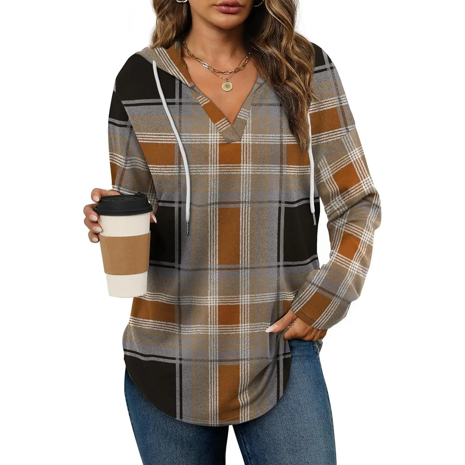 WIHOLL FASHION Womens Fashion Tops Hoodies for Women Pullover Oversized Sweatshirts Long SLeeve Shirts Loose Fit Sweater Winter Casual Outfits
