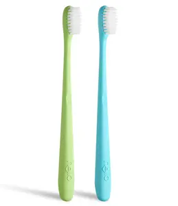 hello colorful soft toothbrush twin pack