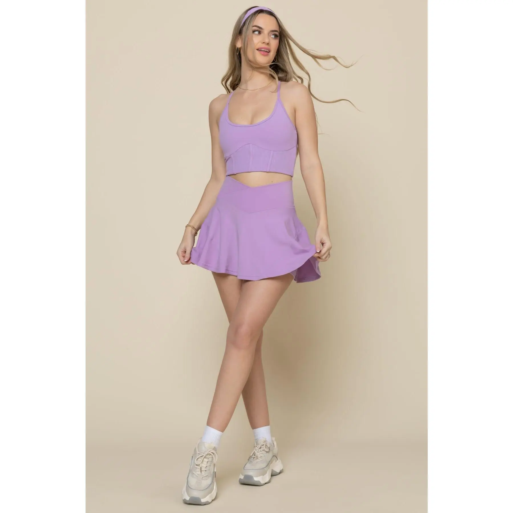 Crisscross Hourglass® Twirl Skort - Mystic Purple