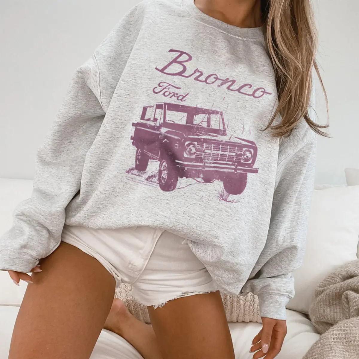 Bronco By For Adventure T-shirt, Bronco Retro Graphic T-shirt, Womenswear, Outdoor T-shirt