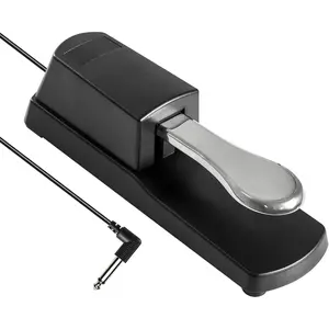 Sustain Pedal Universal with Polarity  for Keyboards, Digital Piano, MIDI and Synthesizer