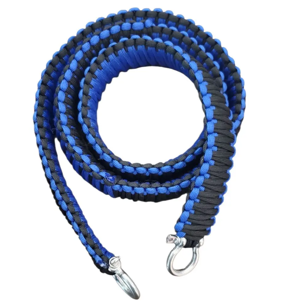 BLUE AND BLACK PARACORD STRAP