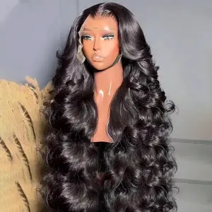 [Free Upgrade] West Kiss 250% Density Body Wave 13x6 Lace Front Wig Human Hair Pre Plucked with Natural Hairline Pre Bleached Human Hair Wig