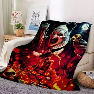 Horror Movie Blanket, Halloween Blanket Gift, Scary Movie Blanket, Horror Blanket Gifts for Halloween, Christmas Blankets horror  blanket soft comfortable
