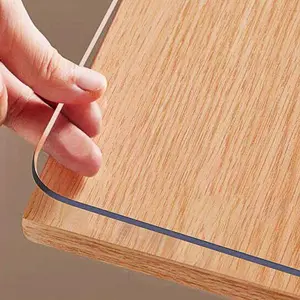 ZUINJIAJU [Eco-friendly Material] Clear Table Cover Protector 2.0mm Thick Plastic Table Cover for Dining Room Table, Waterproof Vinyl Tablecloth Pad Mat for Kitchen, Dresser, Writing Desk #tiktokshop #springglowup cloth