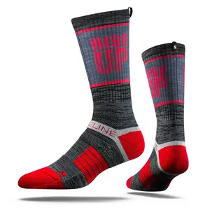 Strideline City Line, Rise Up Charcoal, Atlanta Hawks Crew Socks
