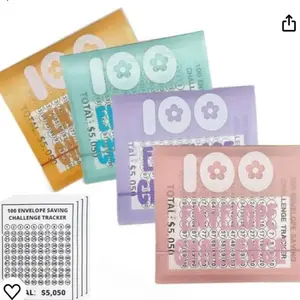 100 Envelope Challenge books