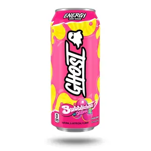 Ghost Energy Drinks 12-Pack 16oz Cans, 200mg Natural Caffeine, B-Vitamins