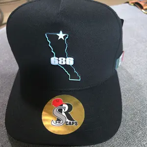 Gorra 686 baja california mexicali, color obscura ajustables  marca kamel