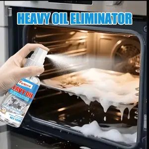 Powerful Kitchen Oil Spray Cleaner, Kitchen Cleaning Spray, Household Cleaning Spray, Effective for Metal & Plastic Surfaces, Removes Grease From Fans, Ovens, Stoves, Pots, Skillets