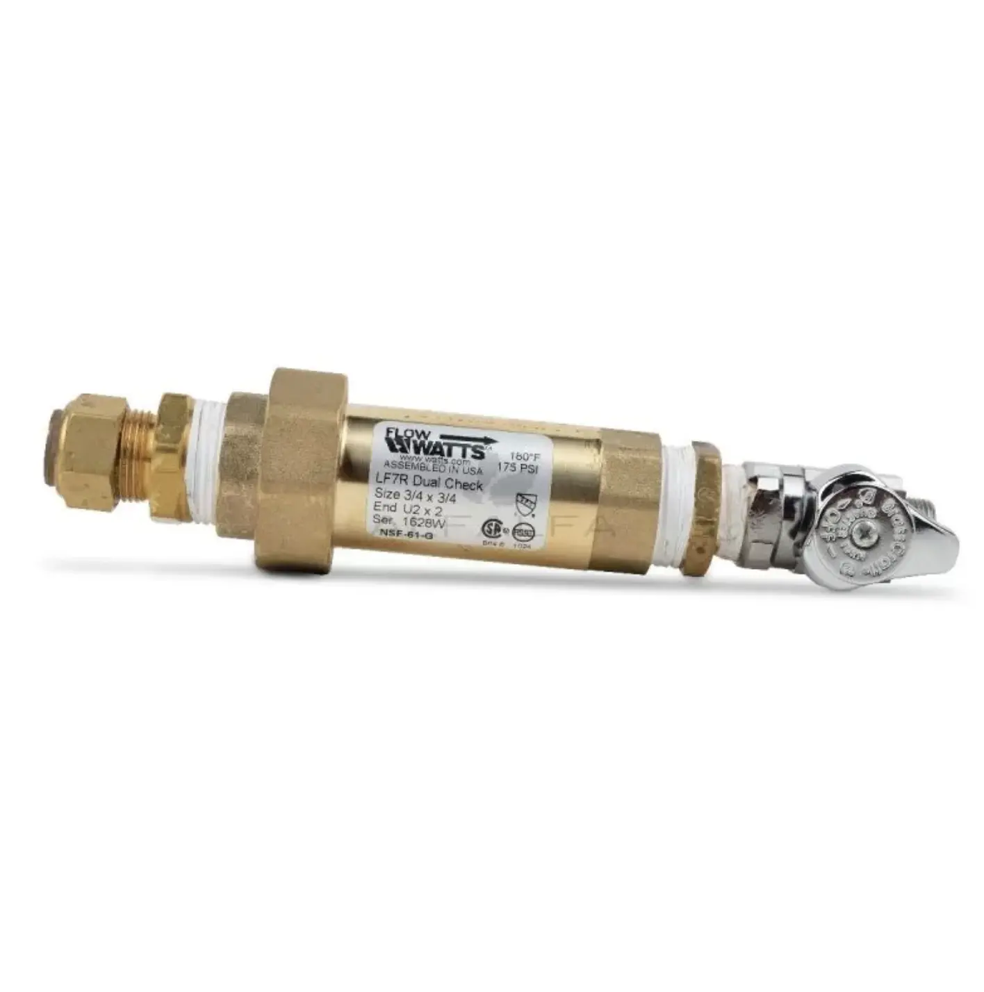 Dual Check Valve / Backflow Preventer Complete Kit