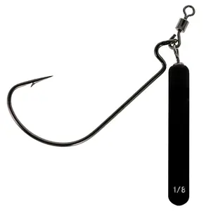 Reaction Tackle Tungsten Jika Rigs (4-Pack) - Weedless Punching & Flipping Rig for Bass
