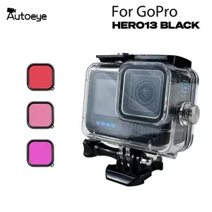 GoPro Hero 13 12 Black Waterproof Case Housing Diving Protective Underwater Dive Cover 60M For Go Pro 9 10 11 GoPro Accessorie
