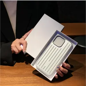 iP17ProMax/Air phone case 16/15/14/13 new model aluminum alloy black suitcase full-cover metal high-definition lens film scratch-proof, shockproof, drop-proof, fingerprint-resistant smartphone protective case