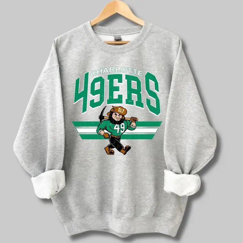 Charlotte Vintage Sweatshirt, University of North Carolina at Charlotte Vintage Sweatshirt, Gift For Fans