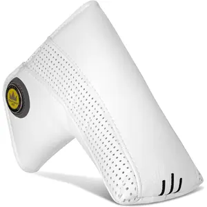 Craftsman Golf Skull Skeleton White Golf Club Head Cover for Blade Putter with Marker